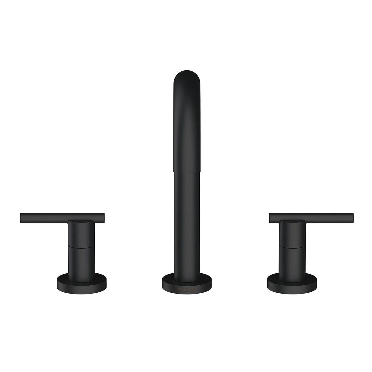 Gerber D303658BS Parma Two Handle Widespread Lavatory Faucet - Satin Black