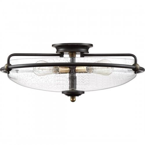 Quoizel GFC1621PN Griffin Flush mount 21"d palladian bronze Flush Mount