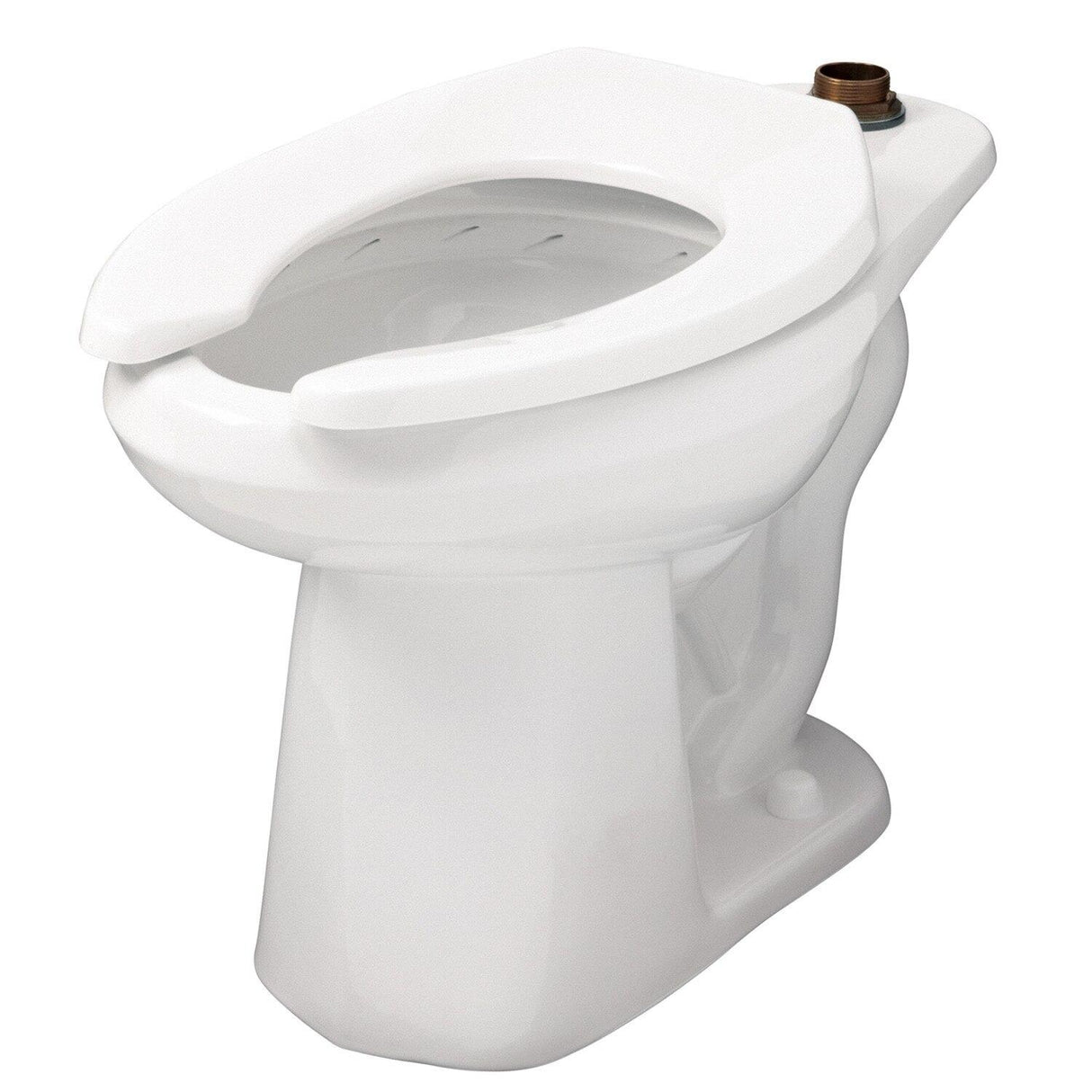 Gerber G0025733 White North Point 1.28 or 1.6 Gpf Elongated Ergoheight Top Spud Bowl