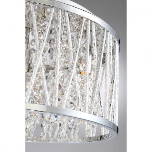 Quoizel PCCC1614C Crystal Cove Flush mount polish chrome 4lts Flush Mount