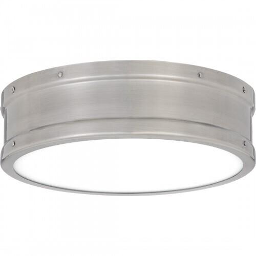 Quoizel QF5224AP Ahoy Flush mount led light antique polished n Flush Mount