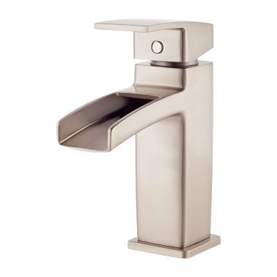 Pfister Brushed Nickel Kenzo Single Control, Centerset Bath Faucet LG42-DF0K