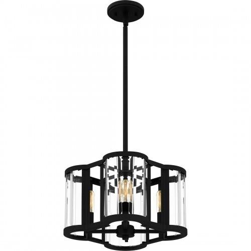 Quoizel QP6193MBK Quoizel Pendant Pendant 4 lights matte black Pendant