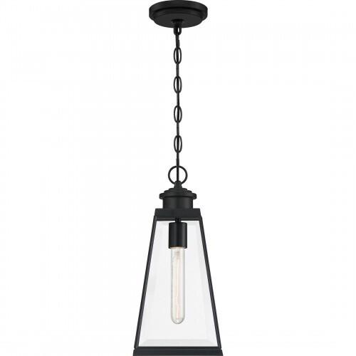 Quoizel PAX1907MBK Paxton Outdoor hanging 1 light matte black Outdoor Lantern