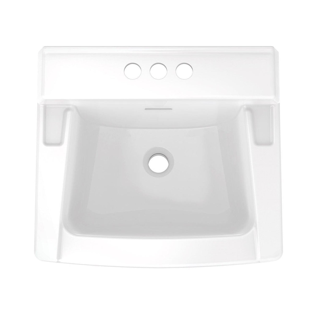 Gerber G0012314 White Plymouth 4" Centers Wall Hung Bathroom Sink