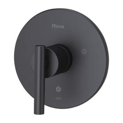 Pfister Matte Black 1-handle Tub & Shower Valve Only Trim R89-1NCB