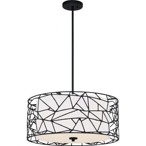Quoizel QOP5274MBK Newcastle Pendant 4 light matte black Pendant