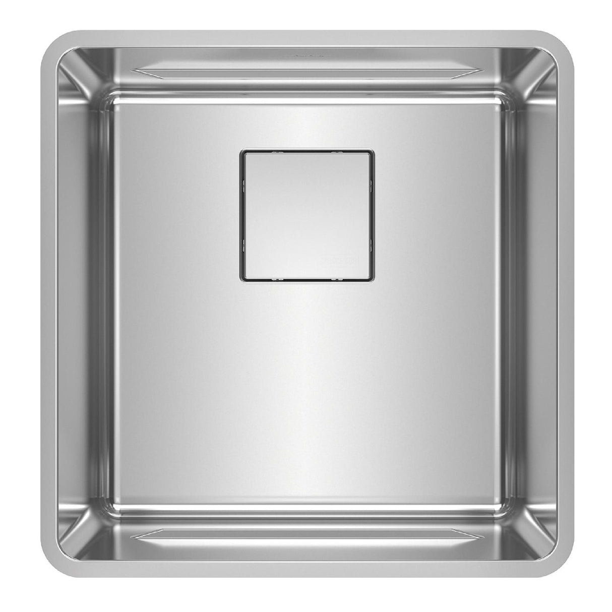 FRANKE PTX110-17 Pescara 18-in. x 18-in. 18 Gauge Stainless Steel Undermount Single Bowl Kitchen Sink - PTX110-17 In Pearl