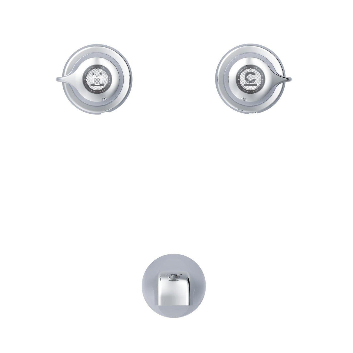 Gerber G004661083 Chrome Classics Two Handle Tub Fitting W/ Tub Spout 6" C...