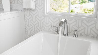 Pfister Polished Chrome Weller 3-hole Roman Tub, Trim Only RT6-5WRC