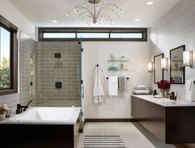 Pfister Black Kenzo Widespread Bath Faucet LG49-DF2B