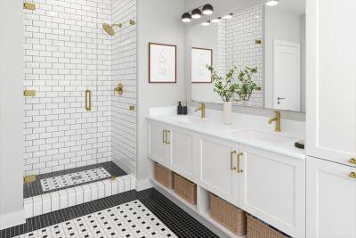 Pfister Brushed Gold Single Control Bathroom Faucet LG42-COL0BG