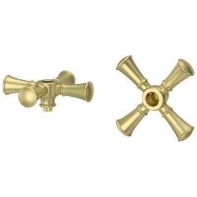 Pfister Brushed Gold 2-handle Cross Handle Kit HHL-049TBBG