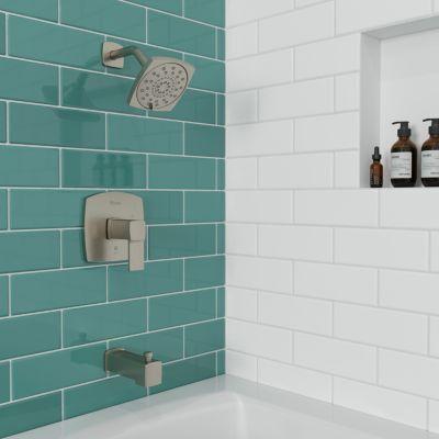 Pfister Brushed Nickel Deckard 1-handle Tub & Shower, Trim Only LG89-8DAK