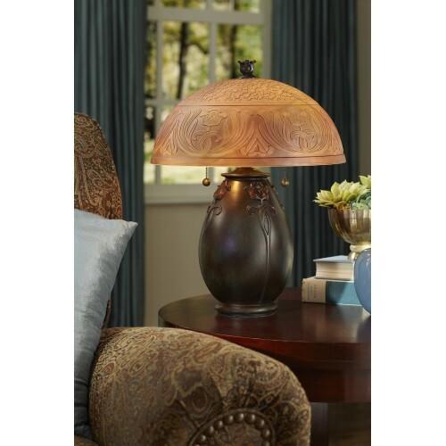 Quoizel QJ6781TR Glenhaven Table lamp teco rossa Table Lamp