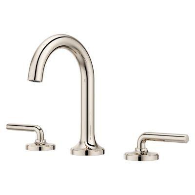 Pfister Polished Nickel 2-handle 8" Widespread Bathroom Faucet LG49-TNT3D