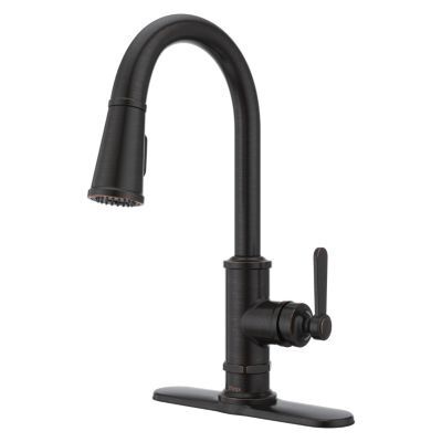 Pfister Tuscan Bronze 1-handle Pull-down Kitchen Faucet GT529-TDY