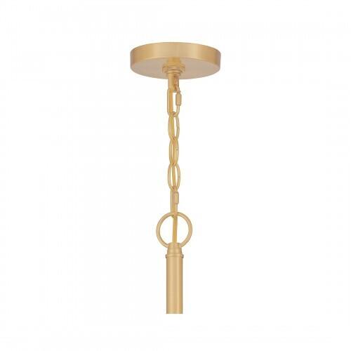 Quoizel ABR5024AB Abner Chandelier 5 light aged brass Chandelier