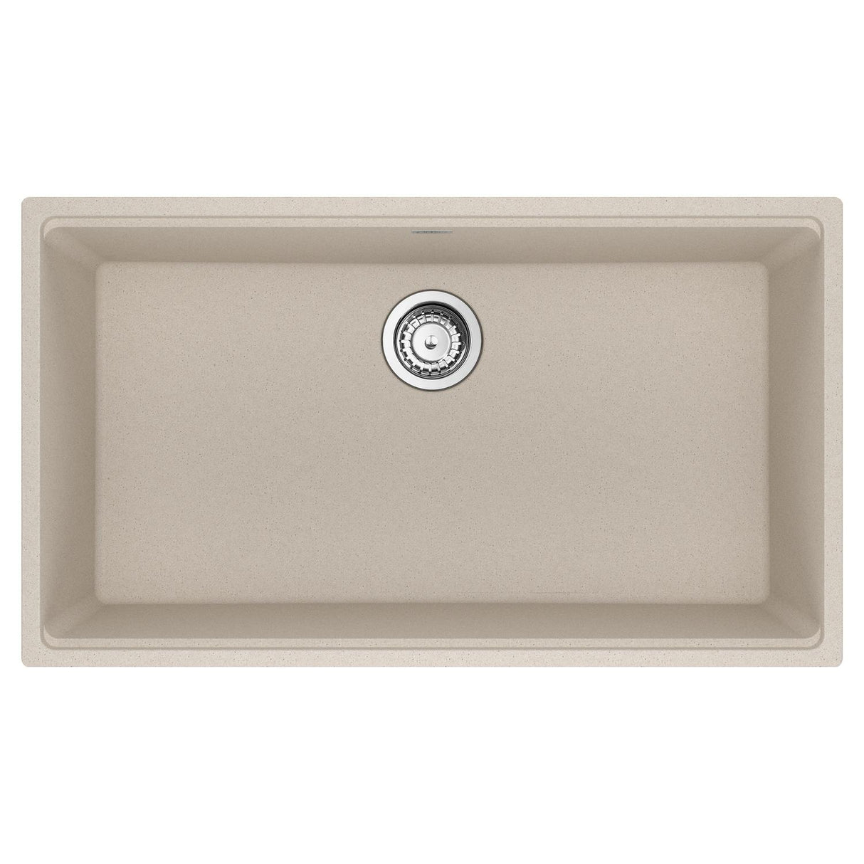 FRANKE MAG11031-CHA-S Maris Undermount 33-in x 18.94-in Granite Single Bowl Kitchen Sink in Champagne In Champagne