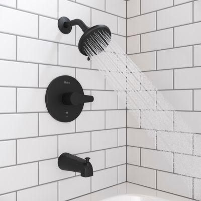 Pfister Matte Black 1-handle Tub & Shower Trim