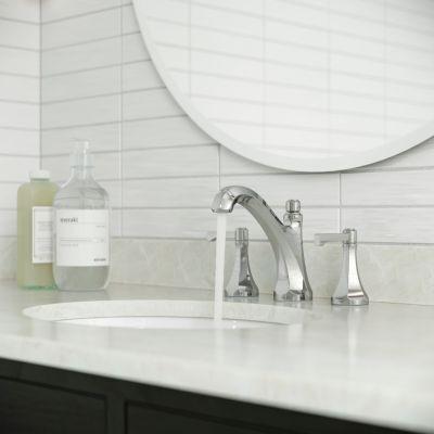 Pfister Polished Chrome Arterra 8" Widespread Lavatory Faucet LG49-DE0C