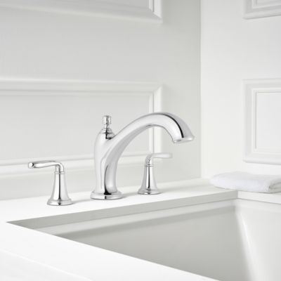 Pfister Polished Chrome Northcott 3-hole Roman Tub, Trim Only RT6-5MGC