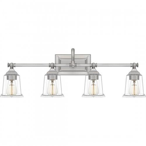 Quoizel NLC8604BN Nicholas Bath 4 light brushed nickel Bath Light