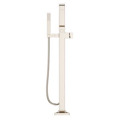 Pfister Polished Nickel Free-standing Tub Filler Without Handles LG6-1VRVD