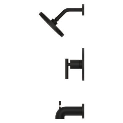 Pfister Matte Black 1-handle Tub & Shower Trim LG89-8NCB
