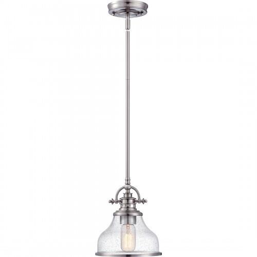 Quoizel GRTS1508BN Grant Mini pendant 1 light brushed nickel Mini Pendant