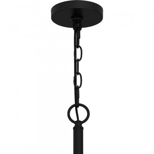 Quoizel ABR5128MBK Abner Chandelier 12 lights matte black Chandelier