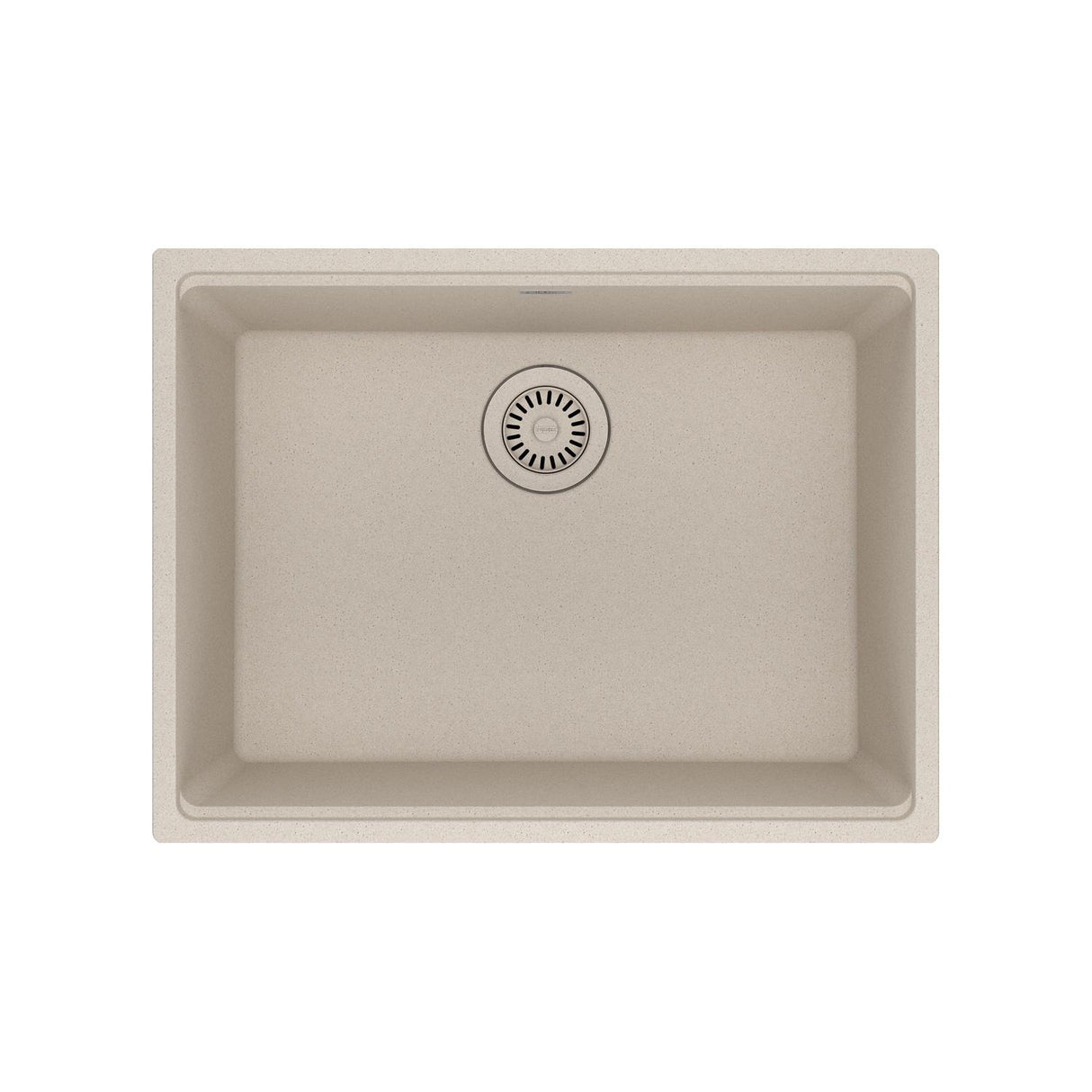 FRANKE MAG11023-CHA Maris Undermount 25-in x 18.94-in Granite Single Bowl Kitchen Sink in Champagne In Champagne