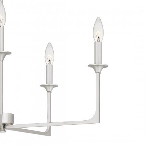 Quoizel PRC5026BN Prescott Chandelier 5 lights brushed nickel Chandelier
