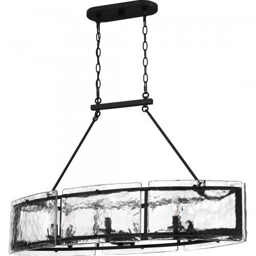 Quoizel FTS638EK Fortress Island 6 lights earth black Island Light