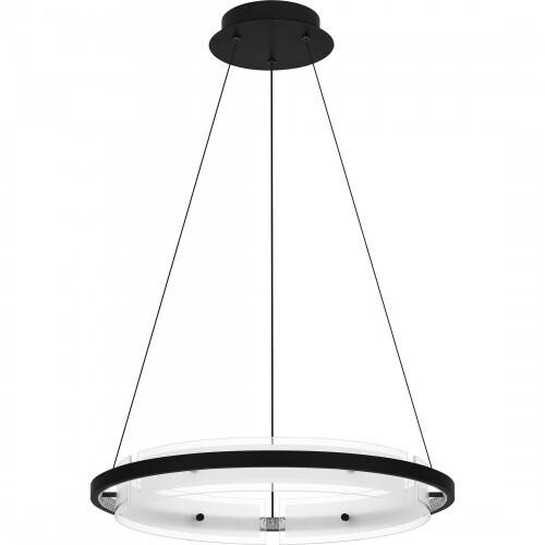 Quoizel PCMLK2820MBK Malik Pendant led light matte black Pendant