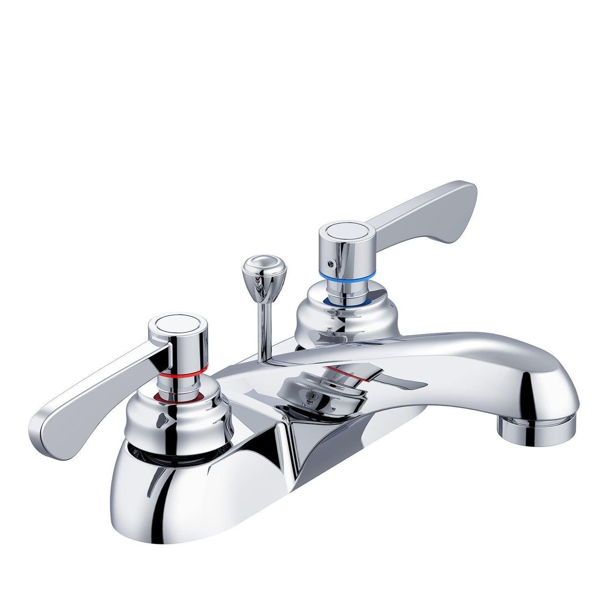 Gerber GC444551 Chrome Commercial Two Handle Centerset Lavatory Faucet W/ Metal POP...