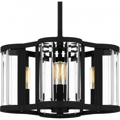 Quoizel QP6193MBK Quoizel Pendant Pendant 4 lights matte black Pendant