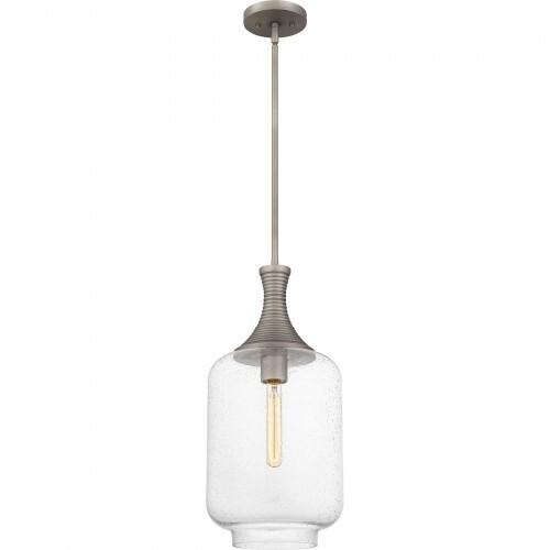 Quoizel QPP6197AN Quoizel Piccolo Pendant Md pendant 1 light antique nickel Mini Pendant