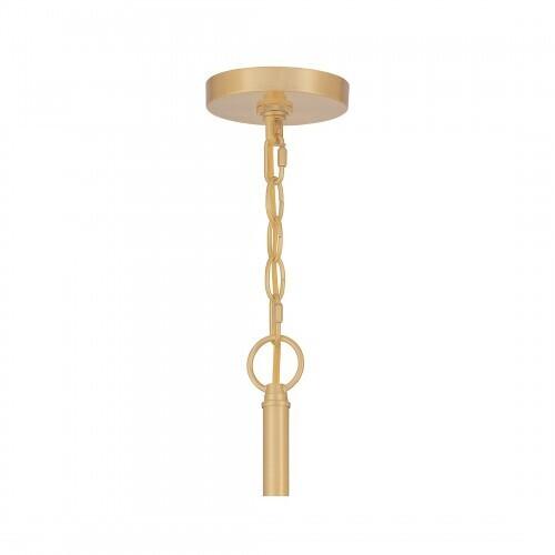 Quoizel ABR5018AB Abner Chandelier 5 light aged brass Chandelier