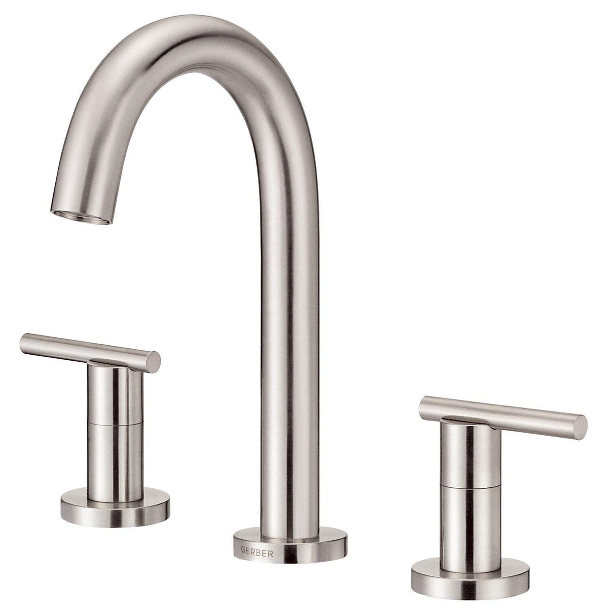 Gerber D303658BN Brushed Nickel Parma Two Handle Widespread Lavatory Faucet