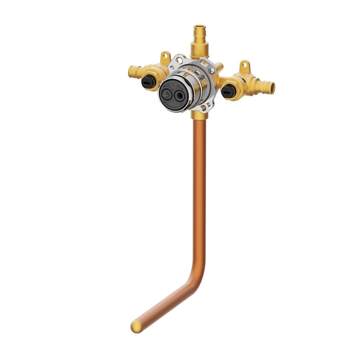 Gerber G00GS507ST No Finish Treysta Tub & Shower Valve- Cold Expansion Connection ...