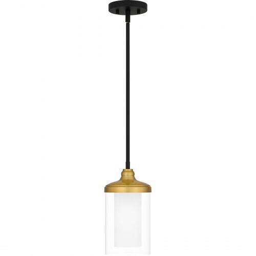 Quoizel ROW1506MBK Rowland Mini pendant 1 light matte black Mini Pendant