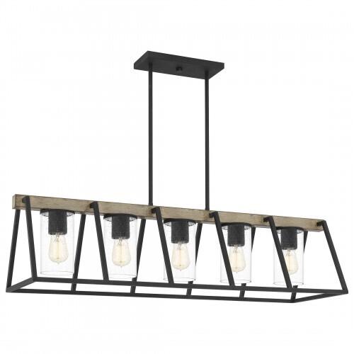 Quoizel BRT3542GK Brockton Outdoor chandelier 5 lights grey ash Island Light