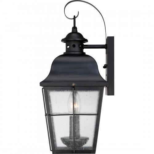 Quoizel MHE8409K Millhouse Outdoor wall mystic blck Outdoor Lantern