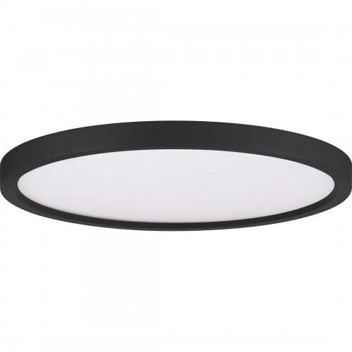 Quoizel OST1715EK Outskirts Flush mount led light earth black Flush Mount