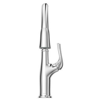 Pfister Polished Chrome 1-handle Pull-down Kitchen Faucet LG529-HGC