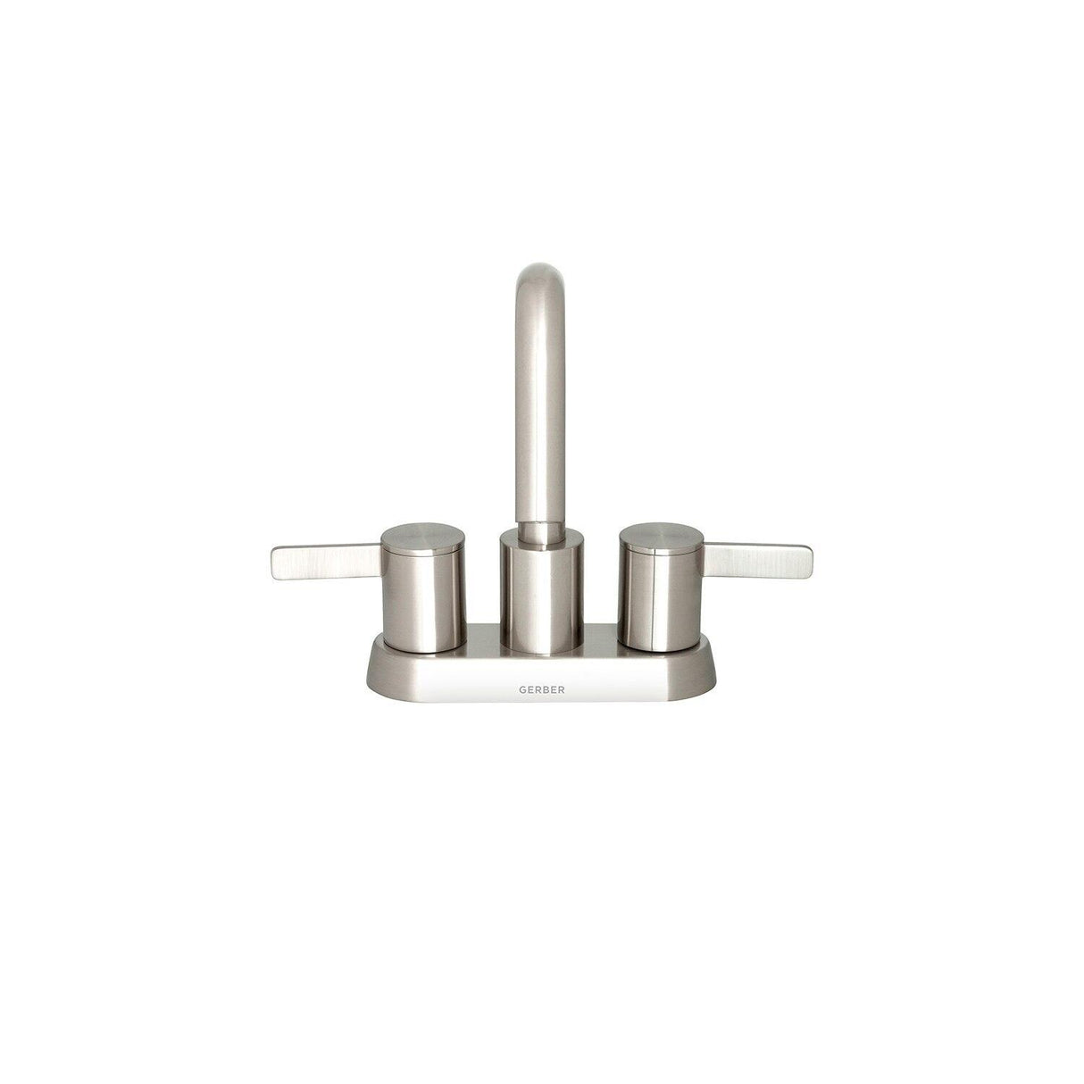 Gerber D301130BS Satin Black Amalfi Two Handle Centerset Lavatory Faucet