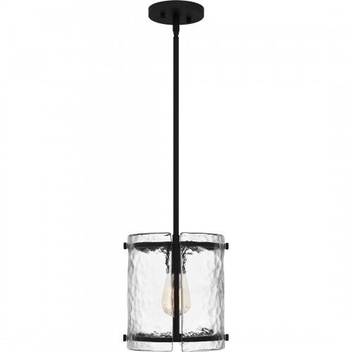 Quoizel FTS1509EK Fortress Mini pendant 1 light earth black Mini Pendant