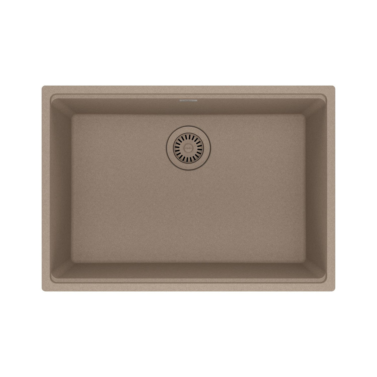 FRANKE MAG11025-OYS Maris Undermount 27-in x 19-in Granite Single Bowl Kitchen Sink in Oyster In Oyster