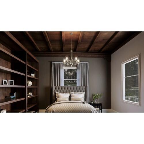 Quoizel TWE5005BN Towne 5 light chandelier brushed nickel Chandelier